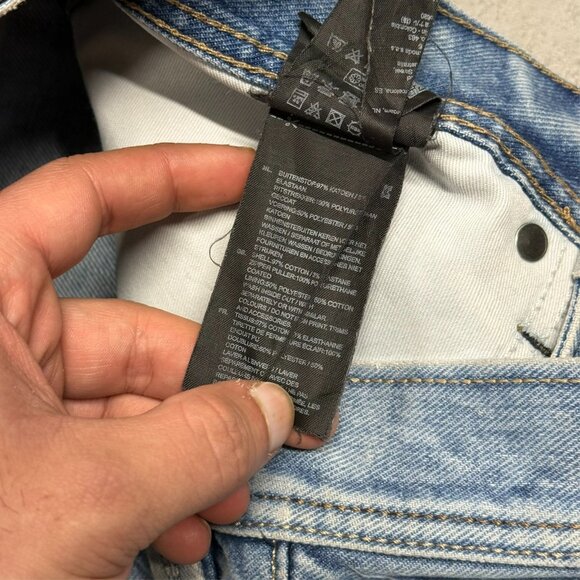 G-Star RAW Denim Jeans Embroidered Logo Blue Cotton Stretch 32x29 - Picture 11 of 11